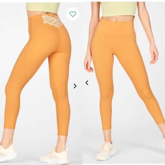 Fabletics Pants - Fabletics Boost II High-Waisted Strappy Capri L